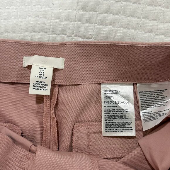 H&M Women's Pink Flare Trousers - Picture 4 of 4